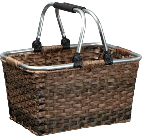Rattan Einkaufskorb / Picknickkorb / Pilzkorb