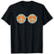 Coole Retro Hippie Brille Peace Zeichen Herren Damen T-Shirt