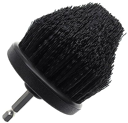 2.5''Electric Cleaning Brush Drill Extension Rod With Cone-shaped Head For Car Detailing Nylon Bristles Drill Attachment Tile And Grout Cleaner Toilet Bowl Brush Shower Scrub Brush Sink And Drain All