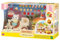 Sylvanian Families - 5757 Mobiler Hamburger Imbiss mit Figur, detailreiches Spielset mit Tierfigur Milchkatze, Spielzeug für Kinder ab 3 Jahren