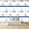 Ozeanblau Aquarell-Stil Fototapete 150 x 105 cm Premium Vlies Kunstdruck für Wanddekoration Vlies Wandbild Poster Atemberaubendes Ozean Design