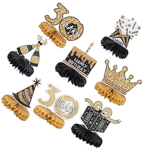 ifundom Einzigartige Waben-mittelstücke Für Die Dekoration Zum 30 Geburtstag Party-tischdekoration