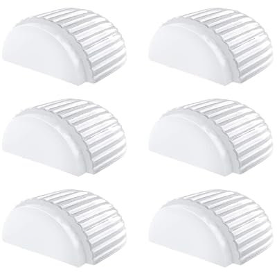 6er Türstopper Boden zum Kleben, Türstopper Wand Selbstklebend Bodentürstopper Durchsichtig für alle Hartböden geeignet Türpuffer Boden Wandpuffer Zum Schutz Von Wand und Möbel