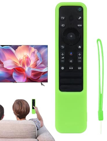 Housse de contrôle en silicone, housse antidérapante pour TV Stick, protecteur de télécommande antichoc, agréable à la peau, léger, résistant aux rayures, idéal pour le divertissement à domicile, 17 x