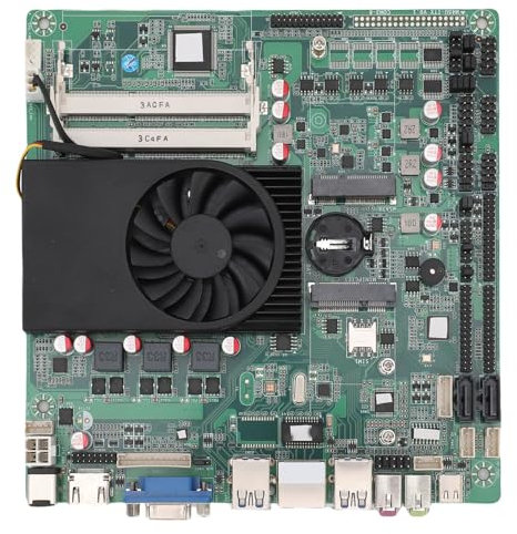 ITX Industrial Motherboard 5th Gen for I7 5500U, Gigabit Serial ATA PCIe USB 3.0 DDR3 Motherboard, HDMI and VGA, for Commercial and Industrial Display
