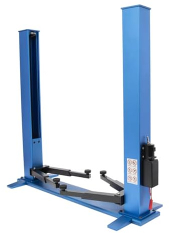 RC-Teile Für 1/10 1/8 Skala RC Auto Zwei-Säulen-Hebebühne Garage Szenen Automatische Dual Motor Gantry Für Serie(Blue)