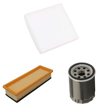 KIT 3 FILTRI TAGLIANDO COMPATIBILE CON FIAT GRANDE PUNTO 1.2 1.4 PUNTO EVO BENZINA
