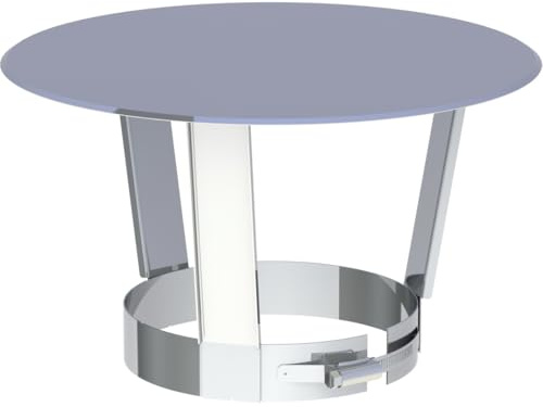 Jeremias DW-ECO 2.0 Regenhaube 180mm doppelwandig Edelstahl Abgassystem Klemmsystem Schornstein Zubehör