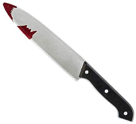 W WIDMANN MILANO Party Fashion - Blutige Waffe, 30 cm, Messer, Hackebeil, Accessoire, Psychopath, Killer, Halloween