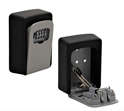 Outdoor wall Lock mount lockable combination key storage safe security Indoor and outdoor