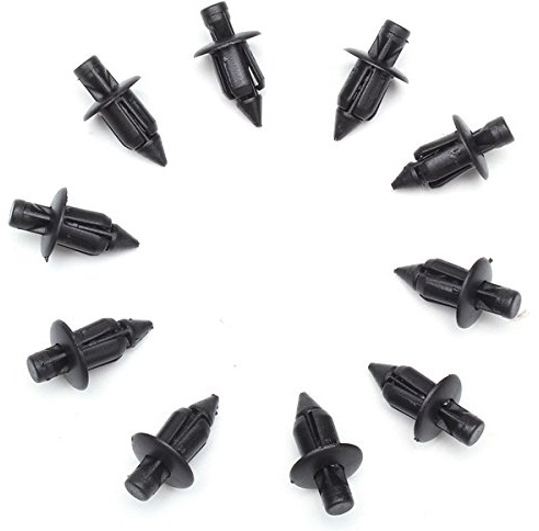 Alamor 10Pcs 6Mm Plastica Rivetto Carenatura Fissaggio Pannello Clip per Honda Yamaha