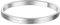 AURSTORE® Armreif aus Edelstahl 316L mit inspirierenden Sprüchen, Breite 4 mm, mehrere Nachrichten zur Auswahl, Farbe: silberfarben, 19 cm, Edelstahl, Ohne Stein