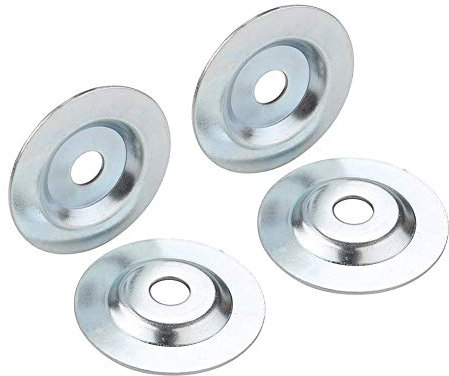 QINHAN 2pcs Stainless Steel Extra Coarse Bench Grinder Arbor Washers, OD2-1/10'' x ID 1/2''