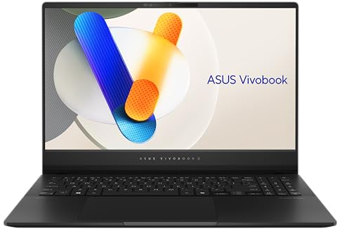 ASUS Vivobook S 15 OLED Laptop | 15,6 2,8k WQHD+ 120Hz/0,2ms 16:9 OLED Display | Intel Core Ultra 7 155H | 32GB RAM | 1TB SSD | Intel Arc | Windows 11 | Tastiera QWERTZ | Nero neutro 155