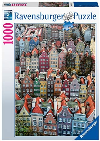 Ravensburger Puzzle 16726 - Danzig in Polen - 1000 Teile Puzzle für Erwachsene und Kinder ab 14 Jahren, Puzzle mit Stadt-Motiv