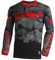 O'NEAL | Motocross-Shirt langarm | Kinder | MX MTB Mountainbike | Leichtes Material, ergonomischer Slim Fit Schnitt für perfekte Passform | Element Youth Jersey Camo V.22 | Schwarz Rot | XL