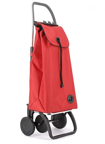 Klappbarer Einkaufstrolley Rolser I-Max MF 4 Räder - Rot