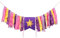 WAWOO Purple Sun Hochstuhl-Banner für den 1. Geburtstag – Hochstuhl-Banner, verhedderte hängende Wimpelkette, Rapunzel-Geburtstagsparty, Foto-Requisiten, lila Geburtstagsdekoration (Hochstuhl-Banner)