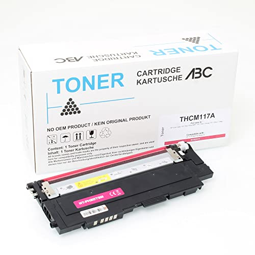 ABC Kompatibler Toner für HP 117A W2073A Magenta für HP Color Laser 150 150a 150nw MFP 178 178nw 178nwg 179 179fnw 179fwg