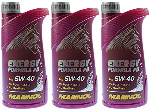QR-Parts Set 85447006 MN7913-1 3x1 Liter Original MANNOL Motoröl Energy Formula PD 5W-40 Engine Oil Öl
