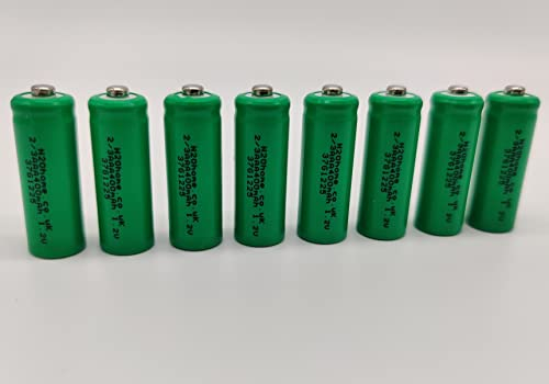 N20 Solar 2/3 AAA 1.2V 400mAh Rechargeable Batteries for Solar Lights - 8 Pack - Ideal for Garden Light Use - Long-Lasting Solar Light Batteries
