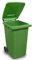 Pluto Packaging 240 Litre Standard Sized Green Outdoor Household Rubbish Wheelie Bin Complete With Rubber Wheels, Handles & a Lid