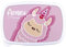 LolaPix Fiambrera Unicornio Niña. Fiambrera Infantil Personalizada. Caja merienda con Nombre y Curso. Apta para microondas y Libre de BPA, filatos y Metales Pesados. Varios diseños.Alpaca Amiga