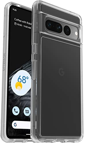 Otterbox Funda para Google Pixel 7 Pro Symmetry Clear, Resistente a Golpes y caídas, Funda Protectora Fina, Testada 3X con los estándares Militares anticaídas, Transparente