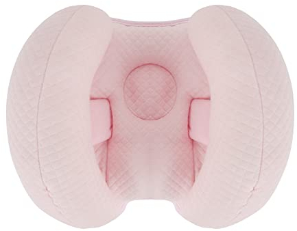Nackenkissen Baby Kleinkind Nackenstütze PP Baumwolle Schlafkissen Reisenkissen Ergonomisches Kopfkissen Verstellbare Kopfstütze Nackenhörnchen Dick Gefüttertes Stützkissen für Autositz Kinderwagen