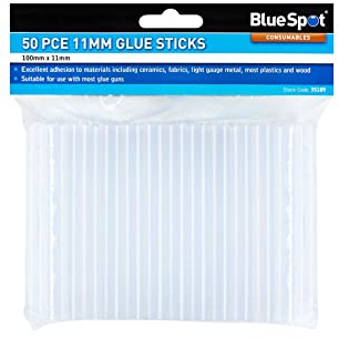 50 Bluespot 11mm Diameter Glue Sticks