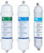 Confezione da 3 filtri in linea per apparecchiature ad osmosi inversa. Connessione veloce. Include 1 cartuccia per sedimenti da 5 micron, 1 cartuccia per fosfati GAC e 1 post-filtro. Bbagua.
