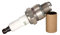 BREUYN 2-8 STÜCKE Zündkerze E6C Candel for Für B6HS/B6HSA Kompatibel Mit Champion 5933/L86CC Zündsystem Autoersatzteilen (Color : 8 Pieces with Box)