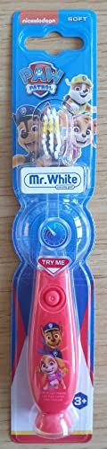 Mr.White brosse à dents clignotante - Pat Patrouille