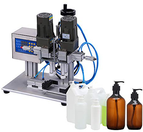Automatic Bottle Press Machine,Pneumatic Capping Machine, Crimper Bottle Sealing Machine,Bottle Capping Machine,Perfume Crimping Machine,Lid Cap Locking Sealer Tool,Sealing Width 10-55mm 300W