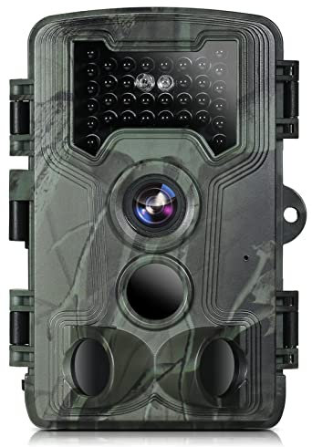 Lechnical 36MP 1080P Trail and Game Camera with Night Vision 3 PIR Sensors IP66 Waterproof Motion Activated Infrared Hunting Camera for Outdoor Wildlife Scouting Researching