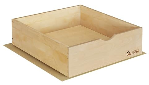 WelFurGeer Ausziehbare Schublade für Küchenschränke, 50,8 x 53,3 cm (B x T), robuster Schrank-Organizer mit einfacher Installation, platzsparende ausziehbare Schublade für Zuhause, Küche