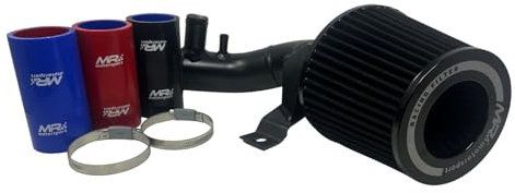 Kit Aspirazione Diretta Alta compatibile con Abarth Grande Punto/Punto Evo e Alfa Romeo Mito 1.4 T-Jet Multiair 6 marce QV in ALLUMINIO (Nero)