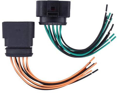 Scheinwerfer Stecker Lampe Kabelbaum Adapter Kabel Hauptscheinwerfer Anschluss Buchse Reparatursatz für A2 8Z A3 8P A3 8L A4 B5 B6 A4 B7 A5 8T A6 C5 4B A8 D2 A8 D3 4E Allroad C5 Q5 8R Q7 4L TT 8N 8J