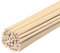 QUARKZMAN Bâtons en Bois Ronds 1,2x4 Baguette en Bois Non Finie pour Bricolage Lot de 50