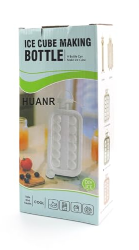 Glace Pilée, Bac Glacon Silicone 17 Glaçons, Ice Ball Mold Facile Transporter Pliable, Ice Maker Double Usage, pour Purées Fruits, Thé Glacé Extérieur