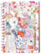 Daphne's Diary Taschenkalender 2025 | Täglicher Kalender mit kreativen Designs, ausklappbaren Monatsübersichten, Einkaufslisten | Dekorativer Wochenplaner, Scrapbook voller Kunstpapier