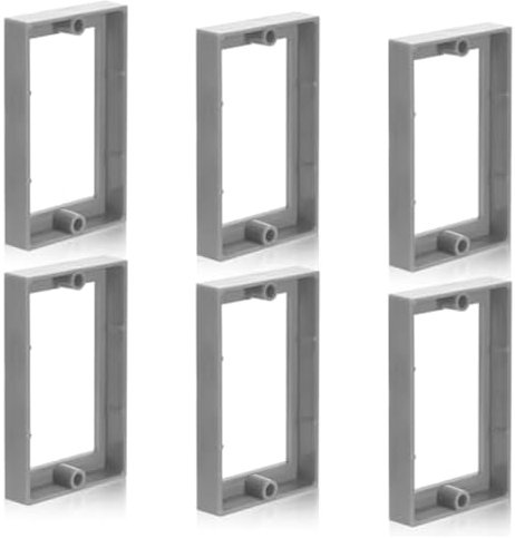 PACHHK 6 Electric Box Extender,1/2 Inch Single Gang Receptacle Outlet Box Extenders for Electric Outlet Switch