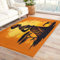 TANTANICAL Afrika Teppich Wohnzimmer Schlafzimmer, 80x150 cm, Afrikanische Frau Motiv Design, Waschbar, rutschfest, Kurzflor, Weich, Zimmer Deko Teppich
