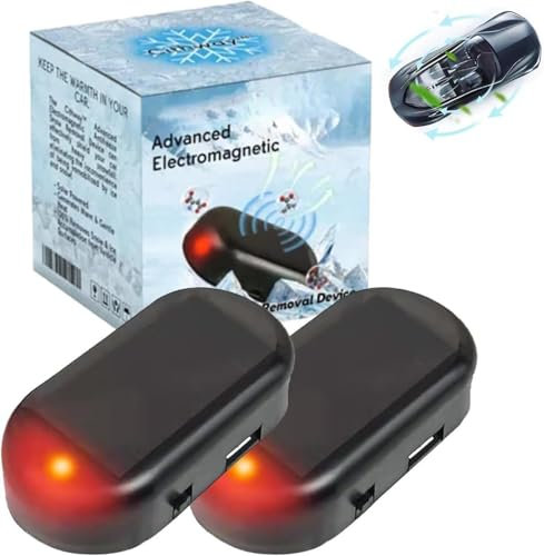 Antifreeze Electromagnetic Car Snow Removal Device, Molecular Interference Antifreeze Snow Removal Instrument,Portable Vehicle Microwave Deicing Instrument, Electromagnetic Wave Anti Freezing (A 2PCS)