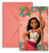 Procos 6 Invitations Vaiana 2 - Rose