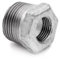 POLBERIS Riduzione 1/2 x 1/4 in ghisa zincata BSP Rp Rc G raccordo filettato in ghisa zincato a caldo filettatura interna per impianti idraulici acqua riscaldamento centralizzato