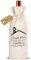 SANTUO Cotton Linen New Home Wine Gift Bag Drawstring Housewarming Bottle Bag with Tag Rope Wine Bottle Cover Gift Bags for Men Women, Friends, Family, Neighbors