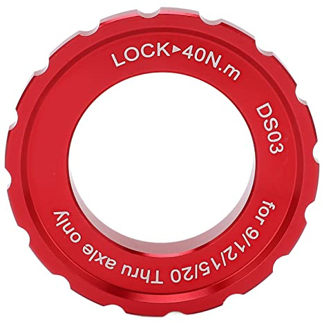 2 Pack Centerlock Lockring Set, Disc Brake Rotor Lock Cover for Mountain Road Bikes, Bicycle Tool Free Installation Kit
