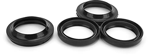 RASTKY 4 Stück Vorderradgabel-Dämpfer-Öldichtungen Staub für YZF R25 / MTN250 MT-25 2015–2019, Kompatibles Zubehör, Gummi-Gabel-Staubdichtungen, Optimale Leistung