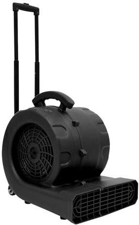 YOICUATGNA 750W Air Mover Gebläse, Carpet Dryer, Floor Fan, Bodentrockner, 3 Geschwindigkeiten, 0-90° verstellbar, Timer 20-120min, Geeignet zum Trocknen von Teppichen, Fliesen und Möbeln